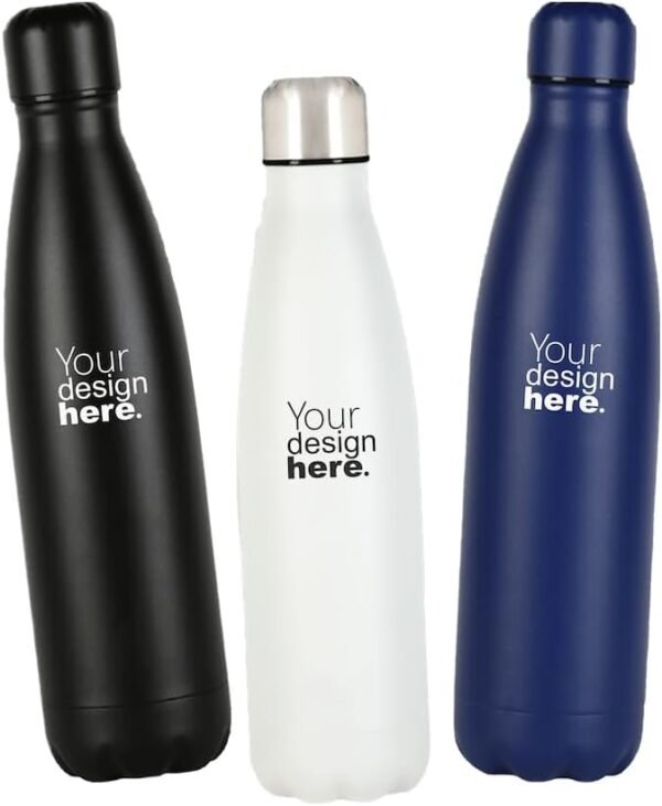 Merchlist Custom Printed Stainless Steel Water Bottle Hydration Water Bottle Sport Water Bottle For Every Adventure | Customizable Your Logo/Design |