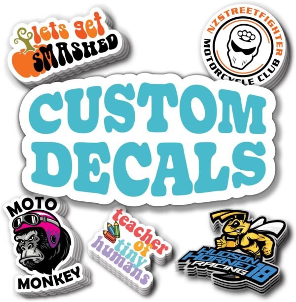 Custom Vinyl Decals – Upload Your Photo, Text, or Logo!